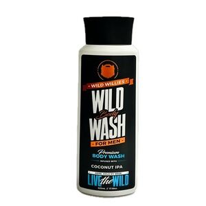 Wild Willies Wild Body Wash For Men Premium Coconut 17.58 oz